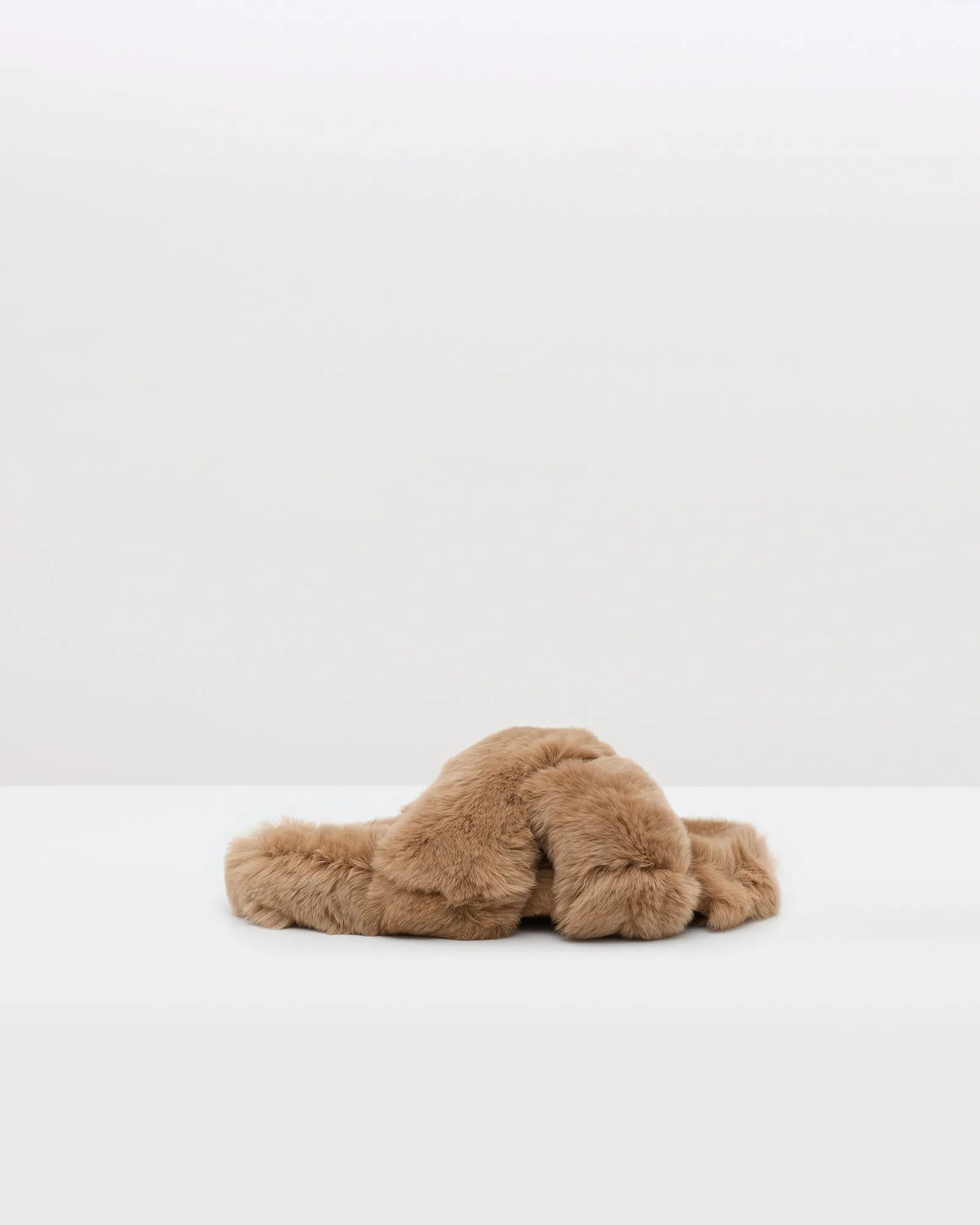 Rex rabbit fur slippers