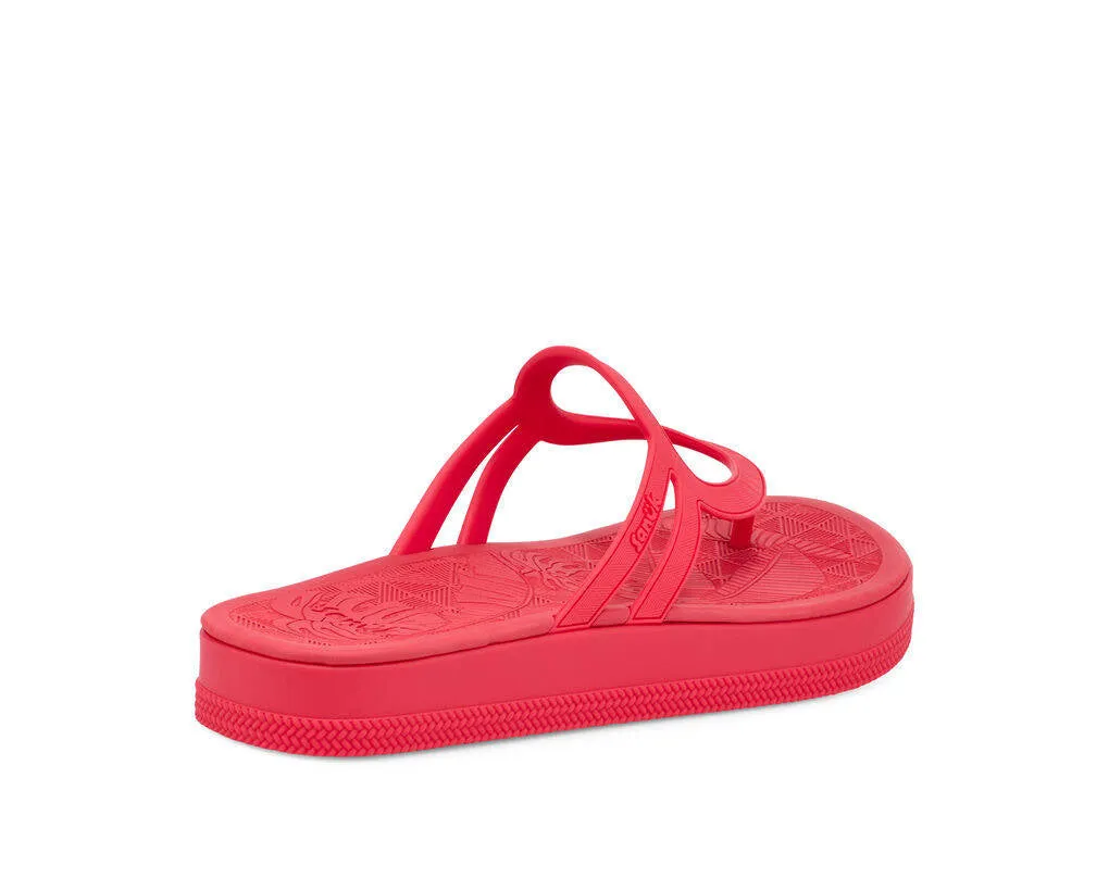 Sanuk Womens Sunshine Bittersweet Red