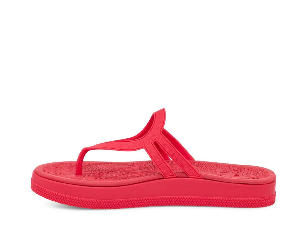 Sanuk Womens Sunshine Bittersweet Red