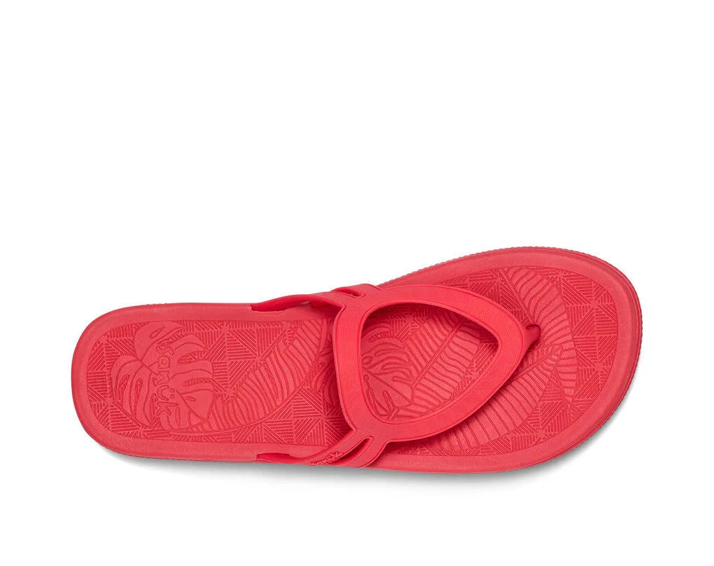 Sanuk Womens Sunshine Bittersweet Red