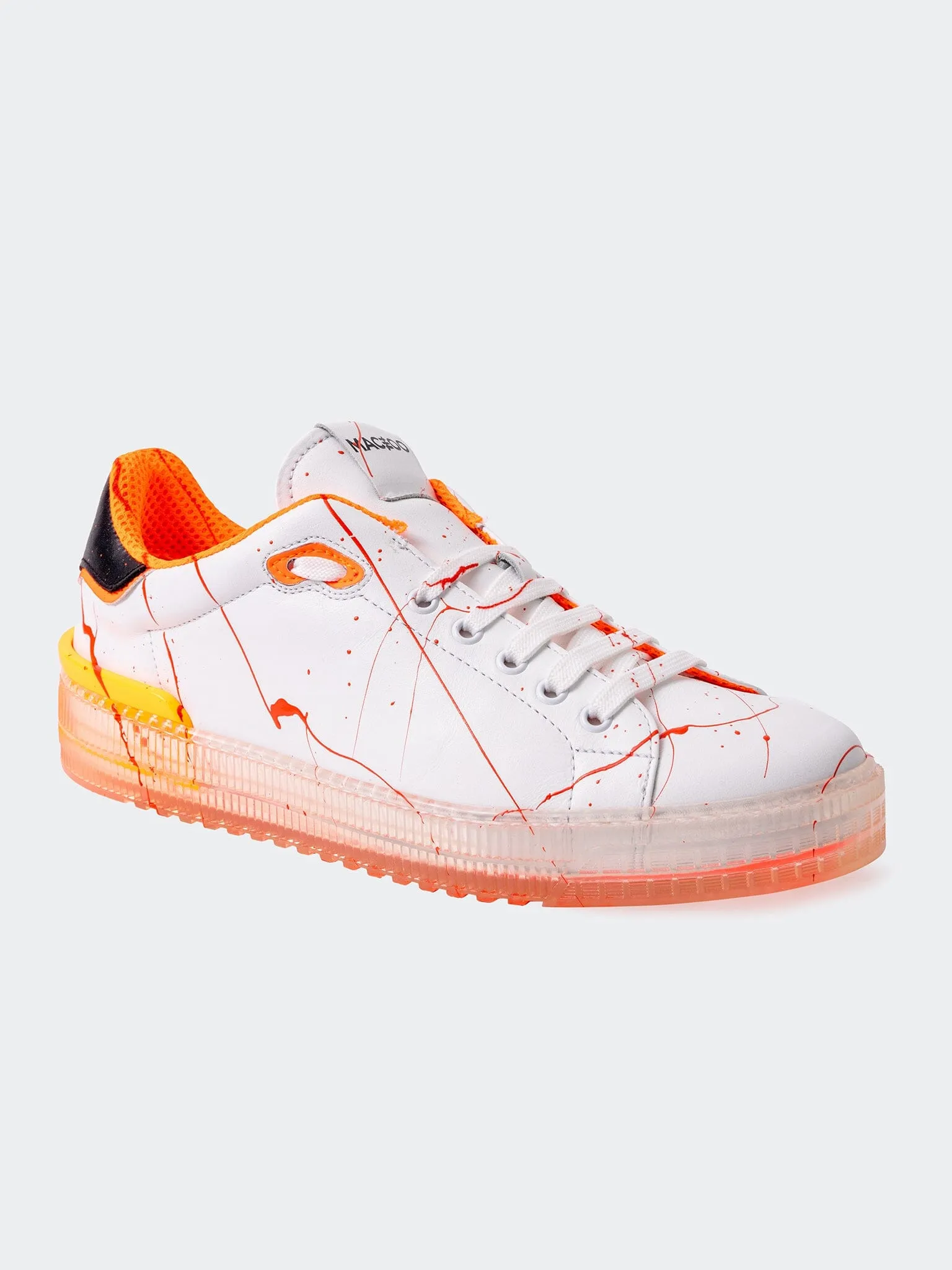 Shoe Casual Transparent Orange