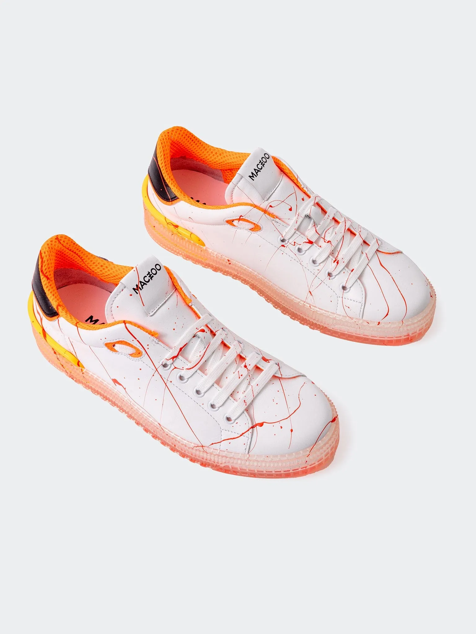 Shoe Casual Transparent Orange