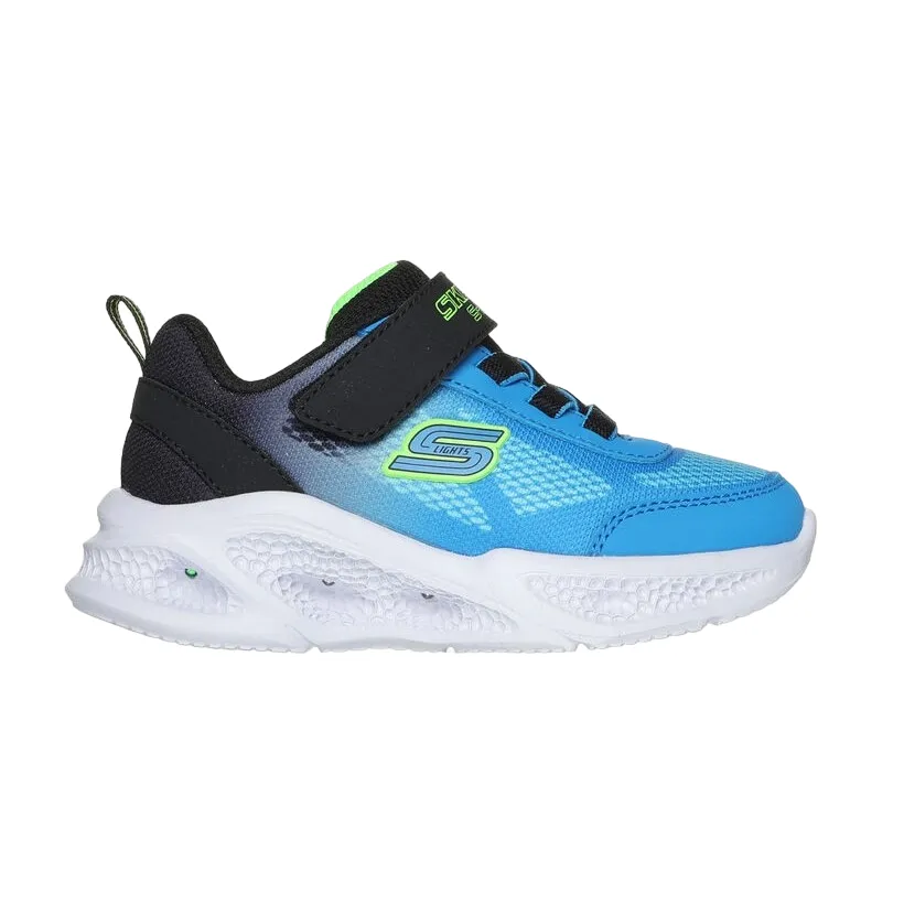 Skechers scarpa da ginnastica da bambono con le luci Meteor Lights Krendox 401495L/BKBL nero-blu