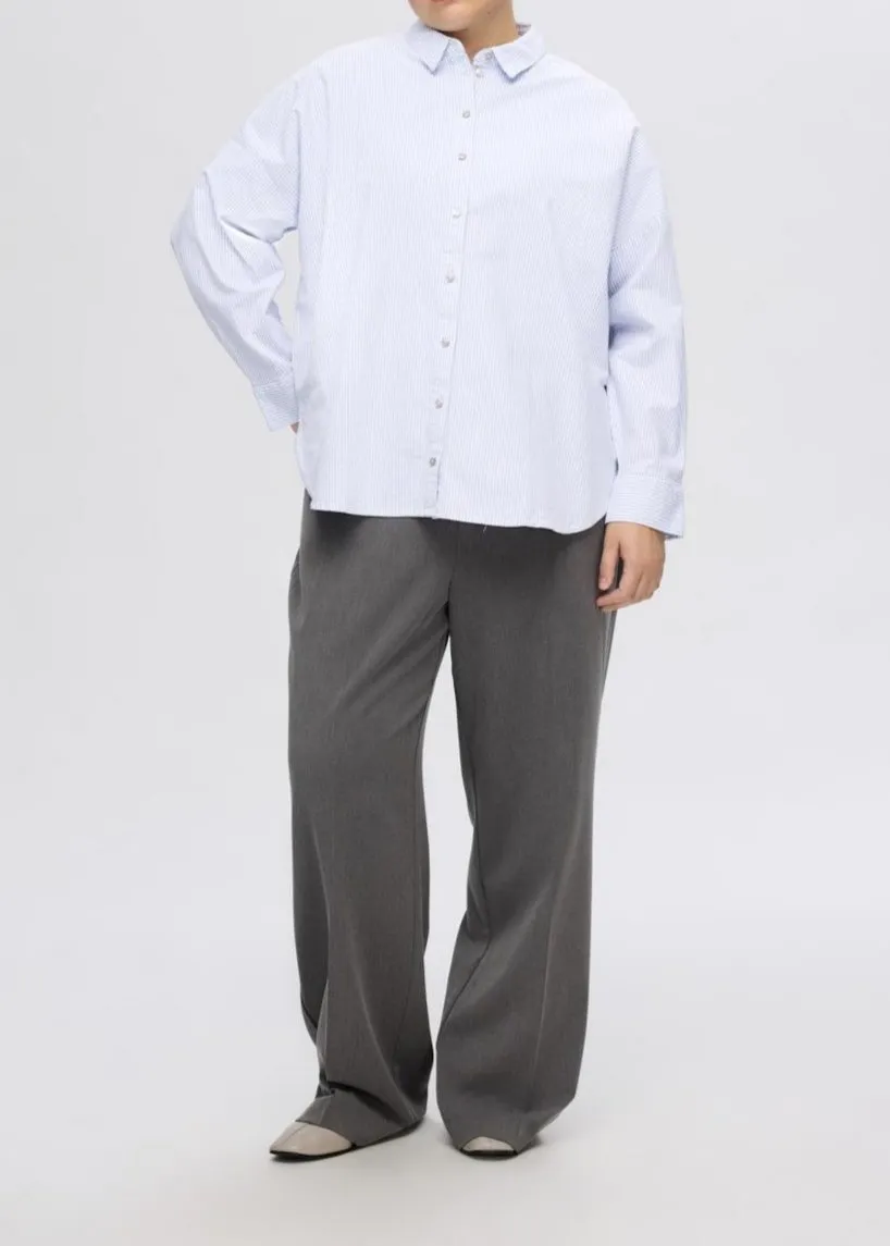 SLFNOVA LS OXFORD SHIRT NOOS | BRIGHT WHITE