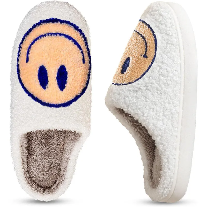 Smile Printed Slippers For Indoor And Outdoor Wear