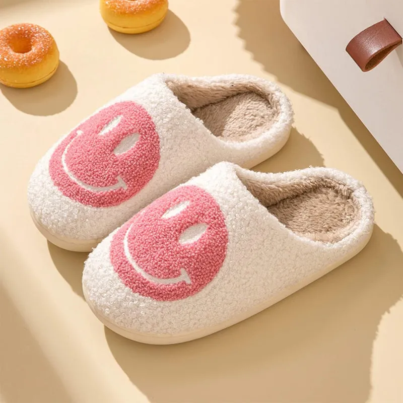 Smile Printed Slippers For Indoor And Outdoor Wear