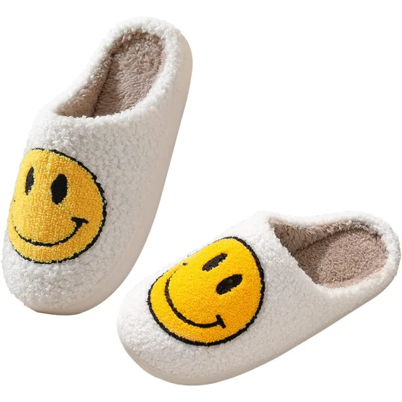 Smile Printed Slippers For Indoor And Outdoor Wear