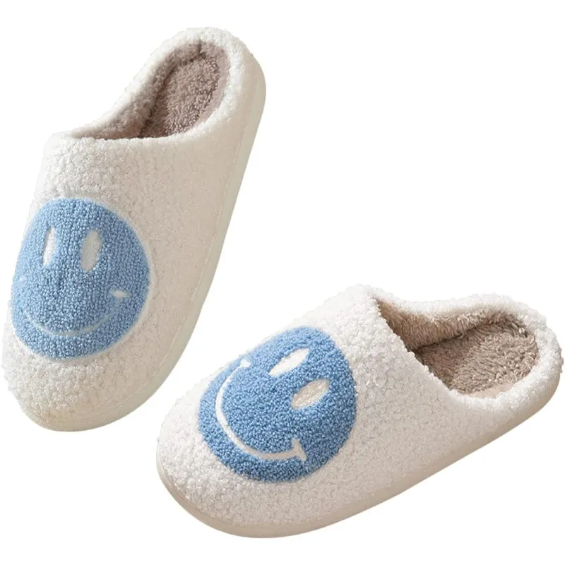 Smile Printed Slippers For Indoor And Outdoor Wear