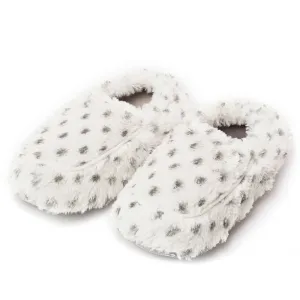 Snowy Leopard Slippers Warmies