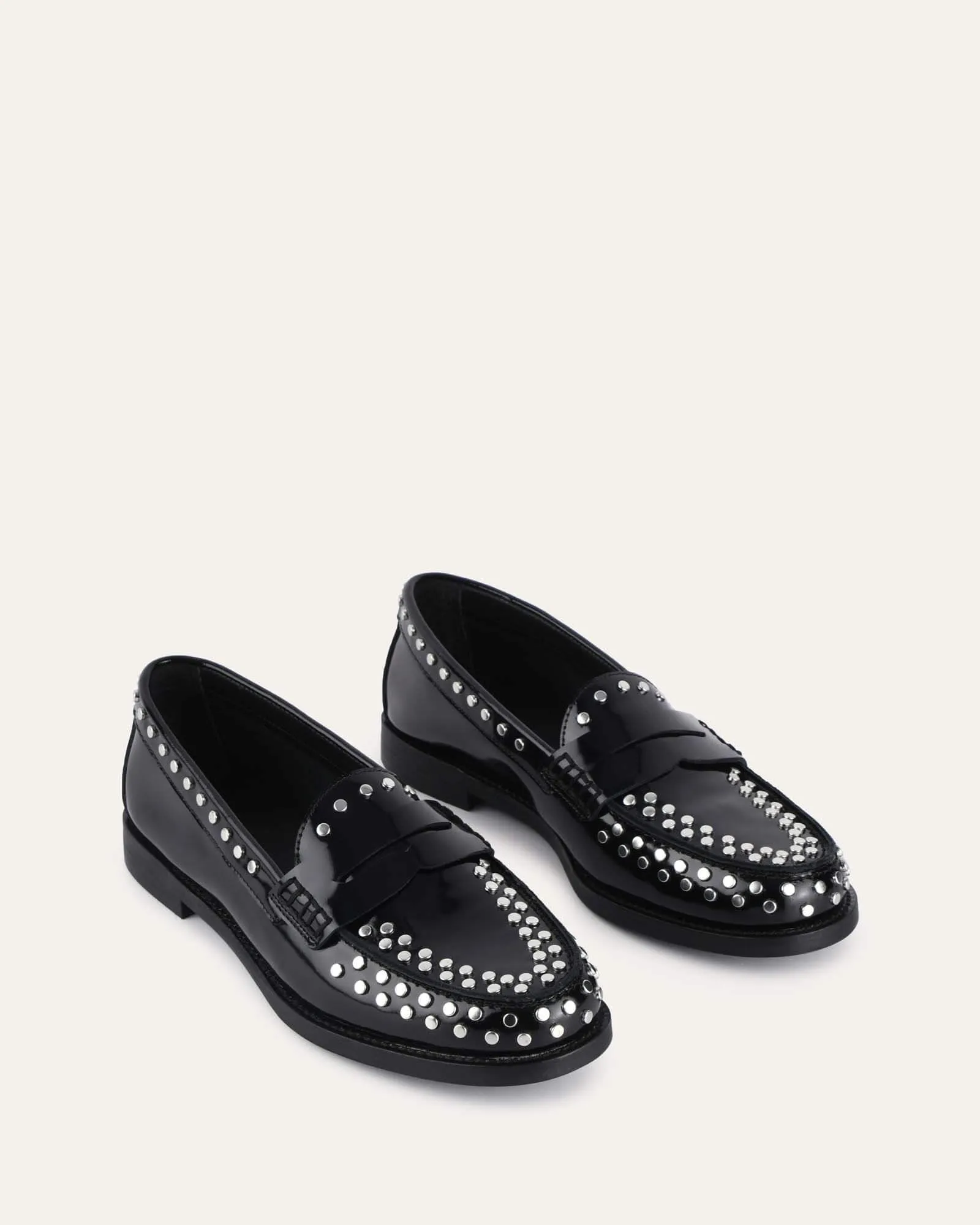 TEXAS LOAFERS BLACK LEATHER