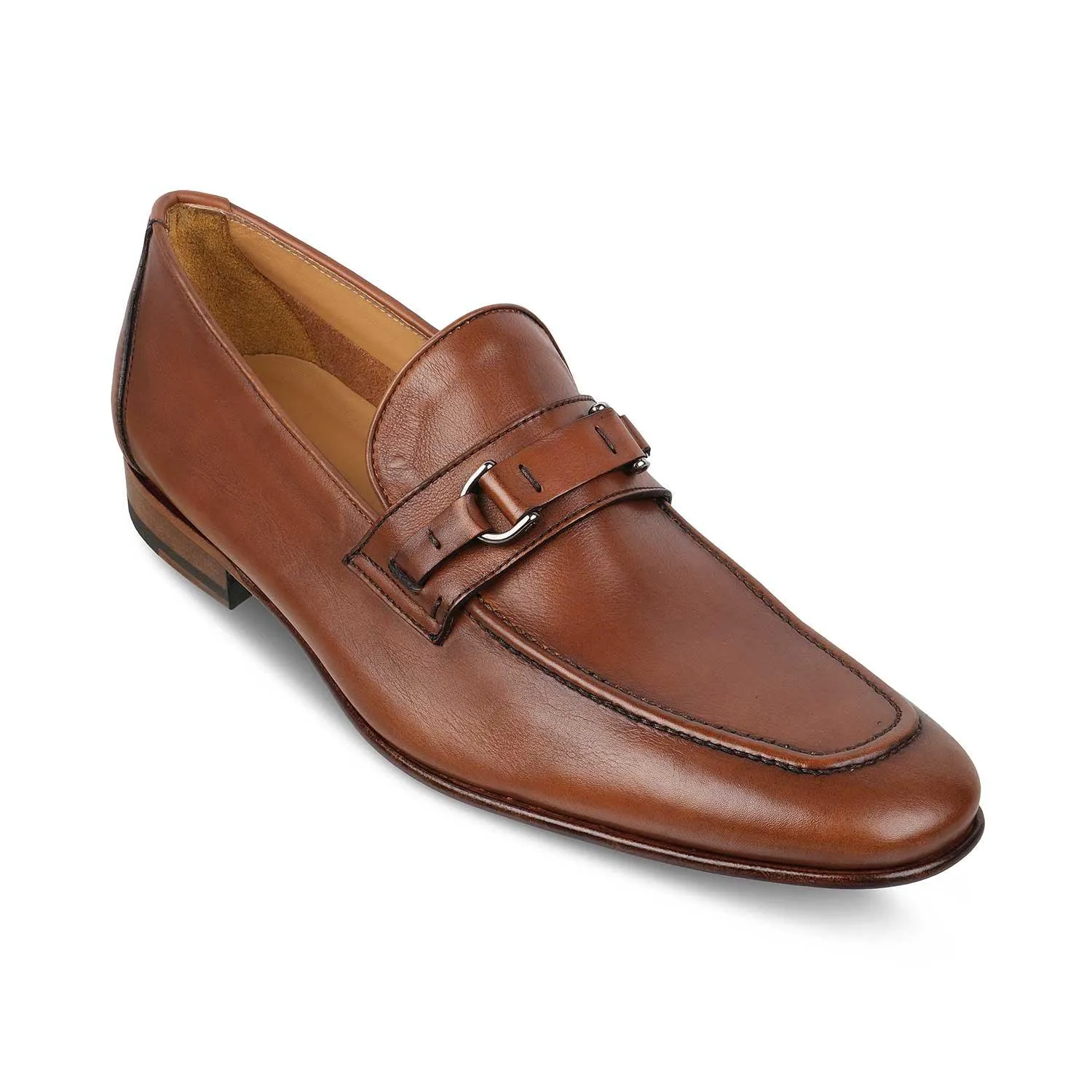 The Magno Tan Men's Handcrafted Leather Loafers Tresmode