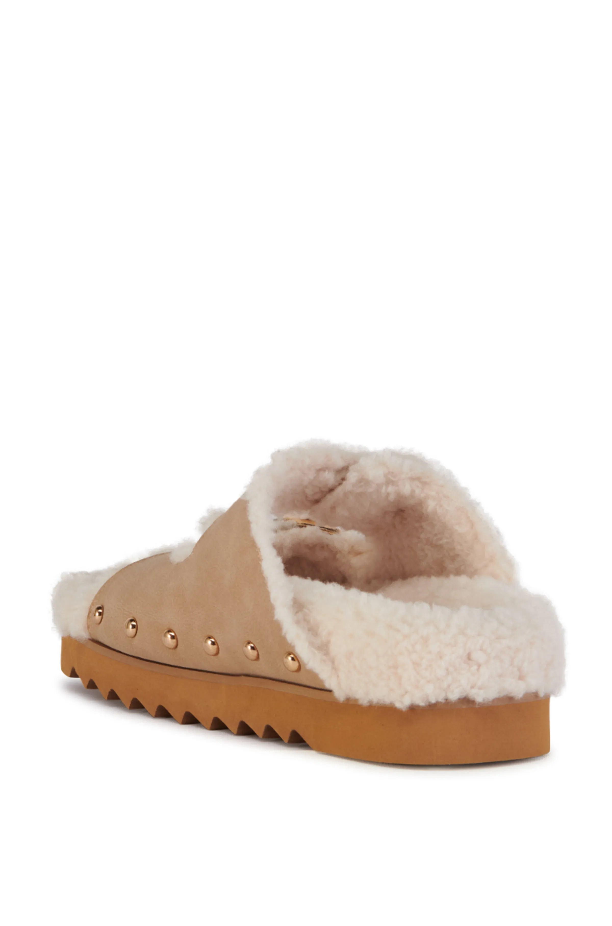 TRESOR-TAN FLAT SLIPPER