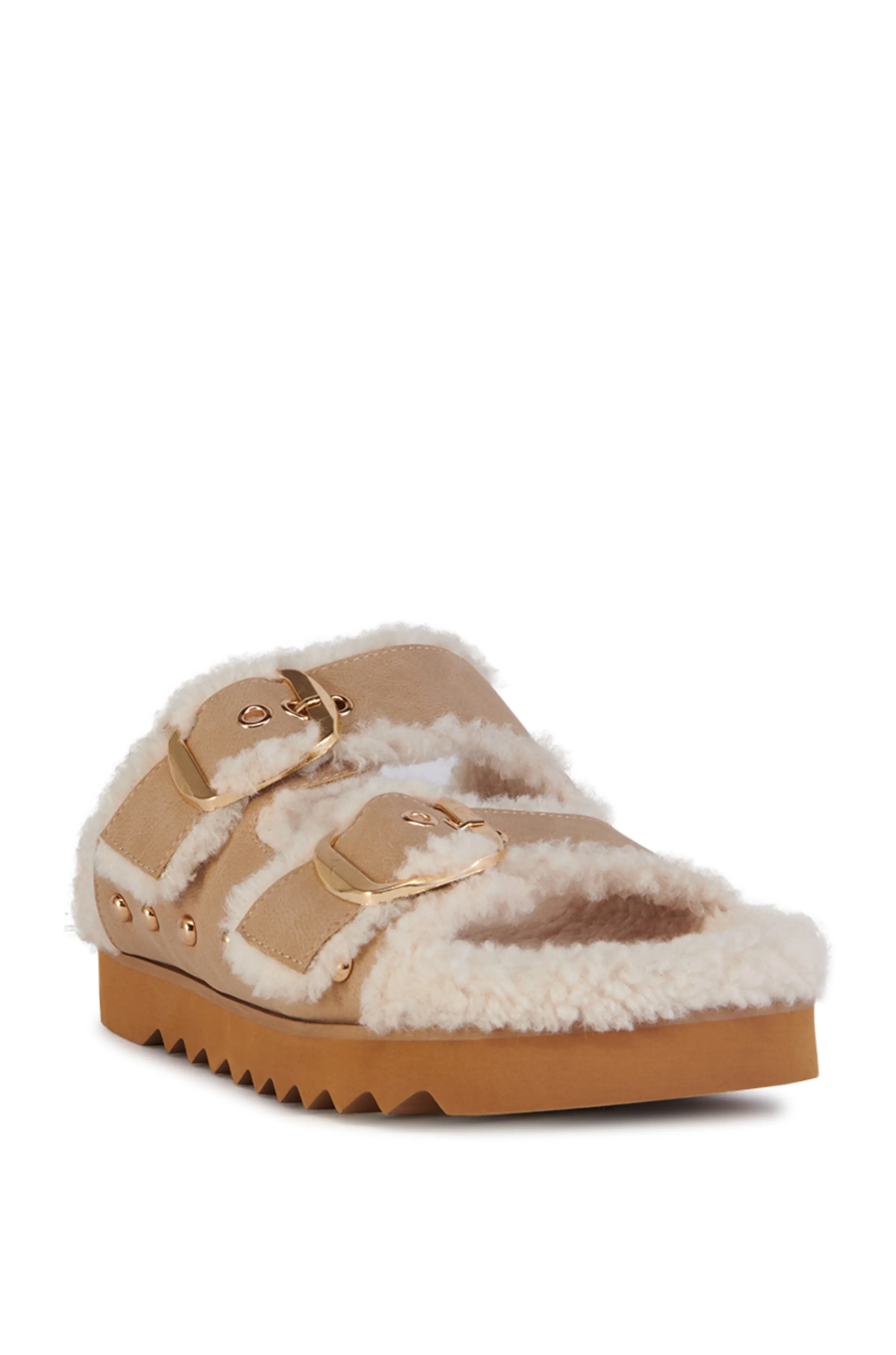 TRESOR-TAN FLAT SLIPPER