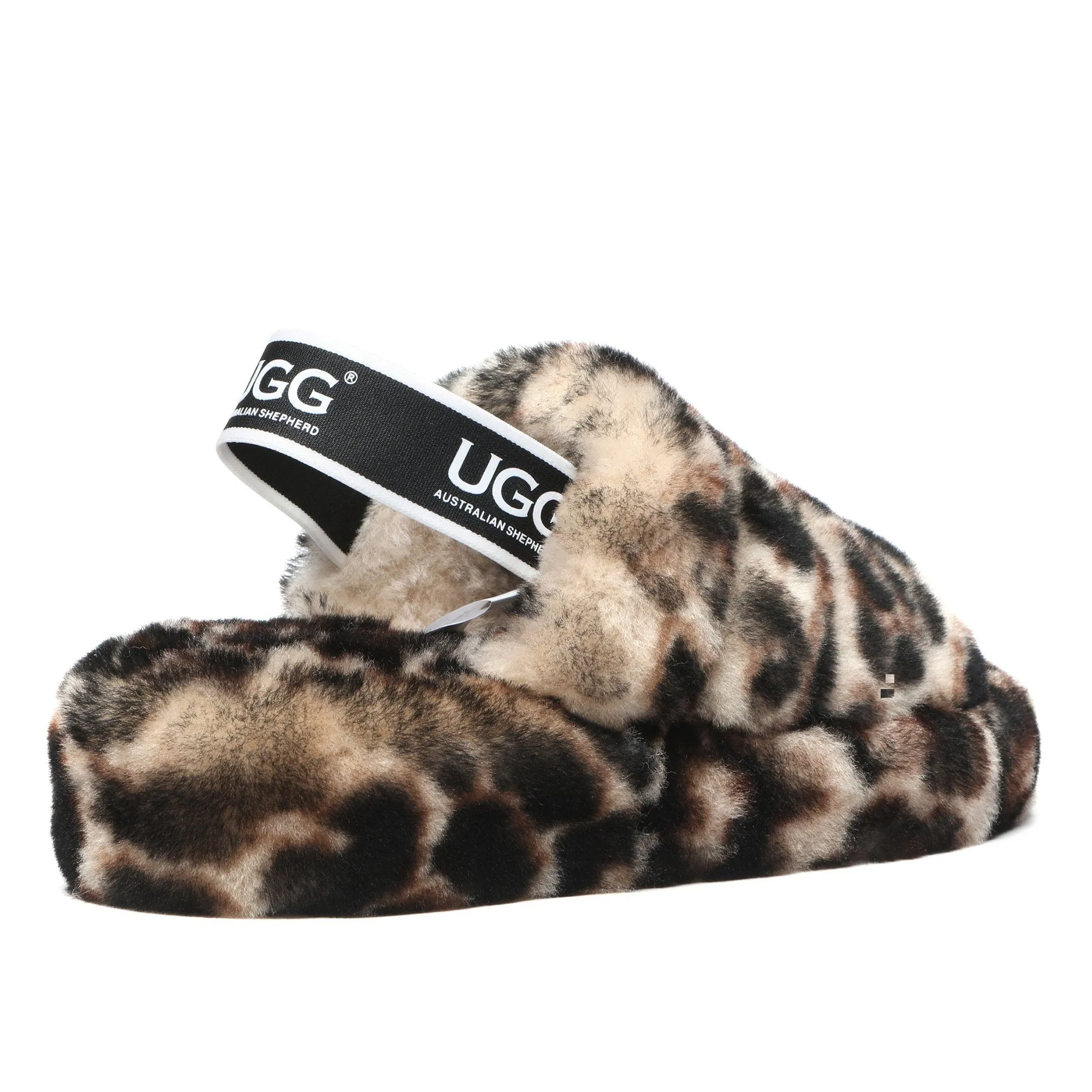 UGG Fluffilicious Leopard Slippers