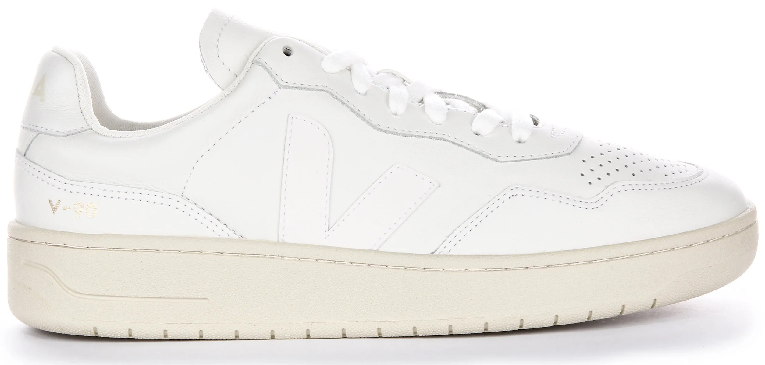 Veja V 90 Leather In Off White For Men