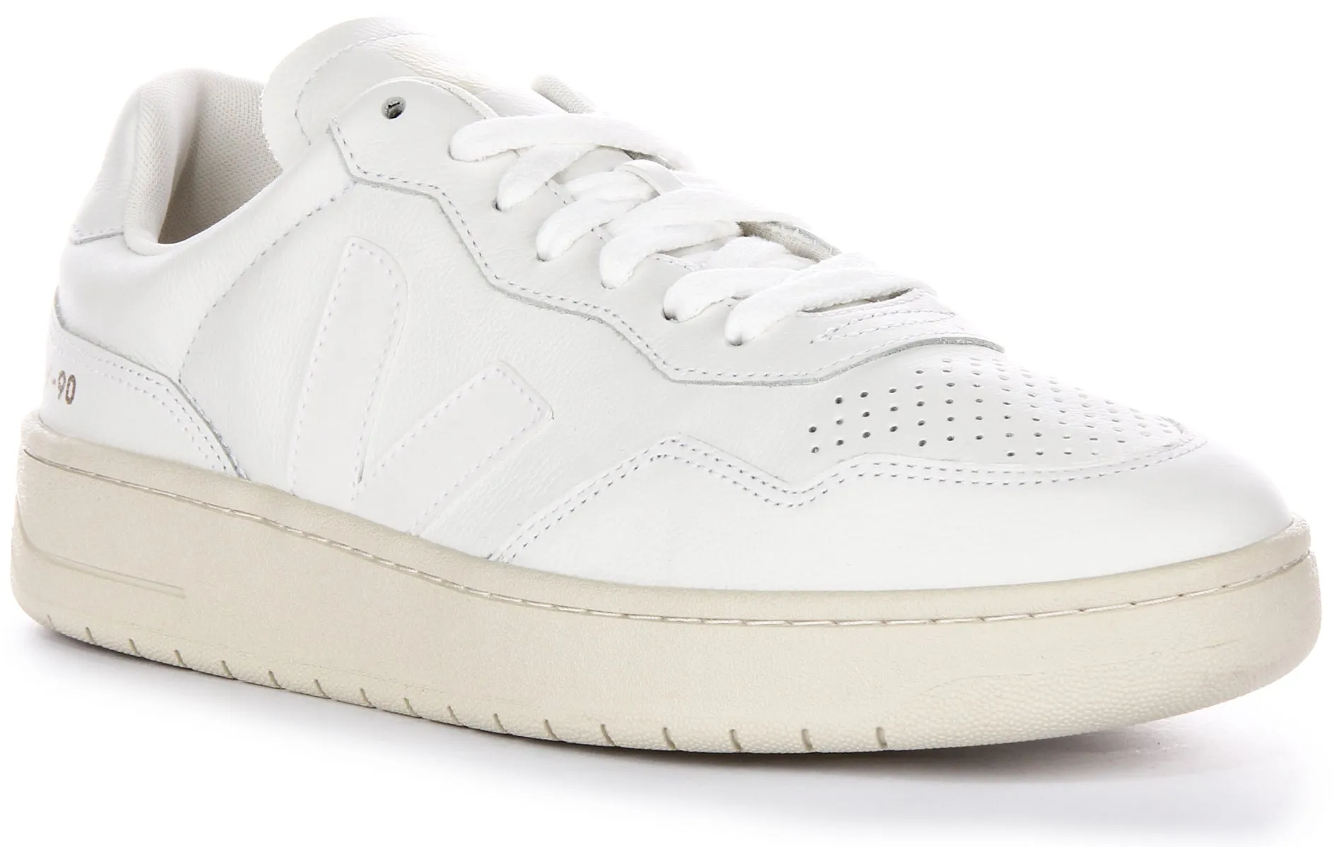 Veja V 90 Leather In Off White For Men