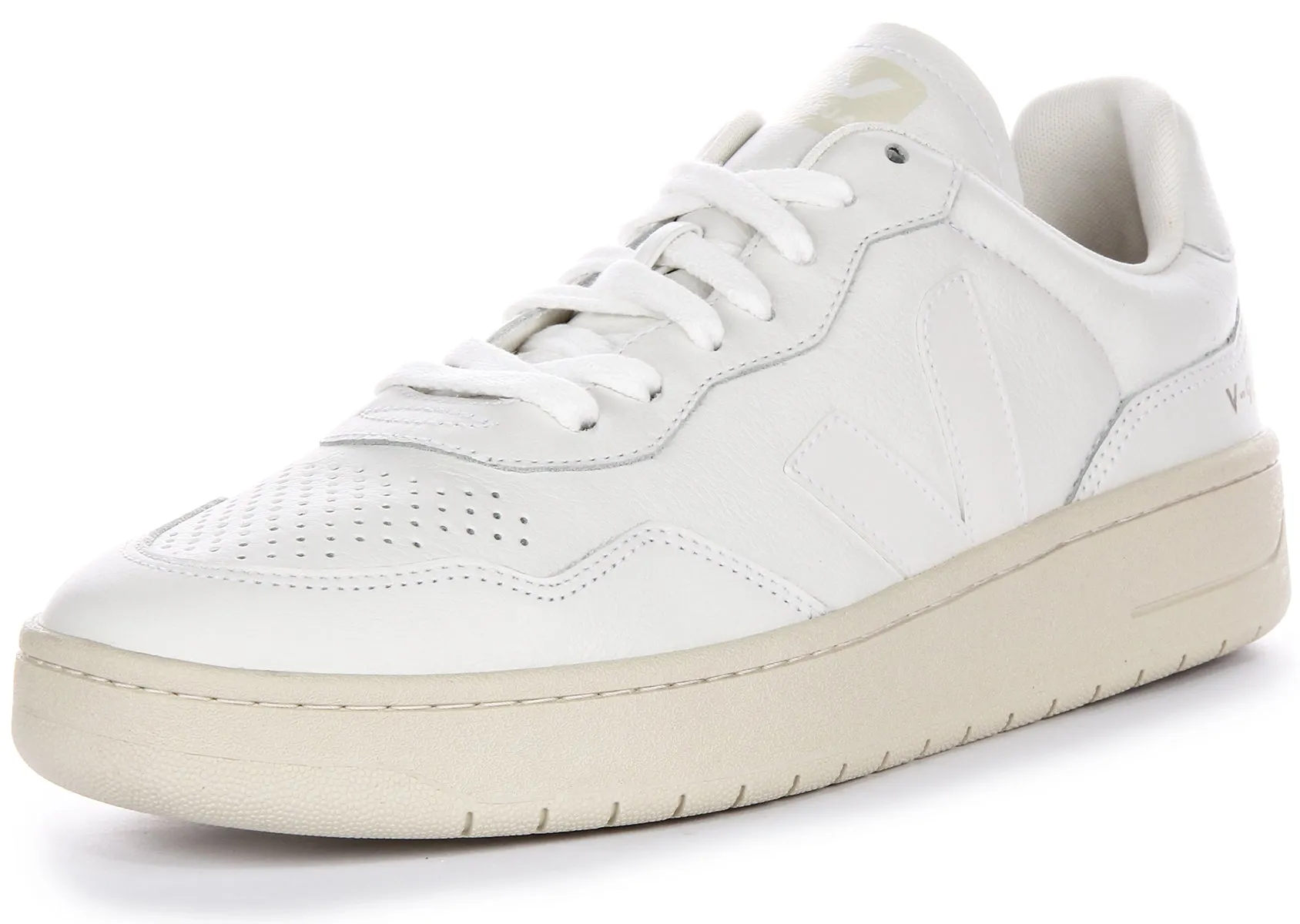 Veja V 90 Leather In Off White For Men