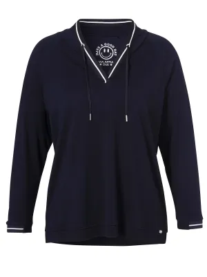 Via Appia Due Sweater in Navy