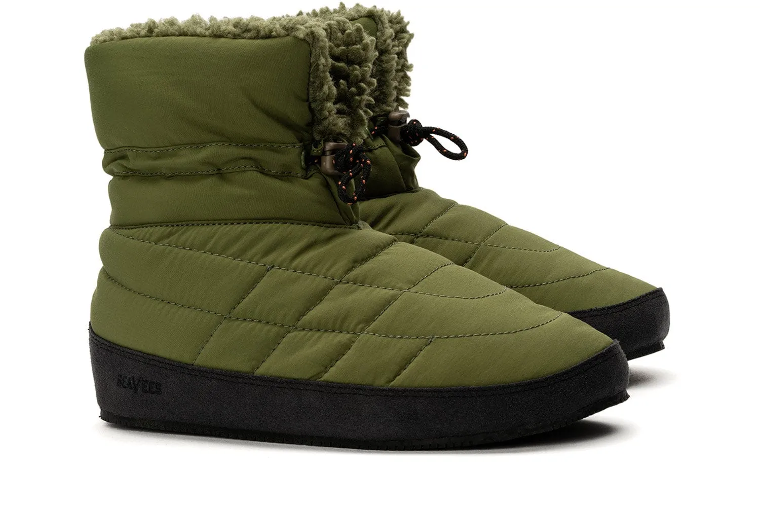 Womens - Après Puff Bootie - Surplus Green