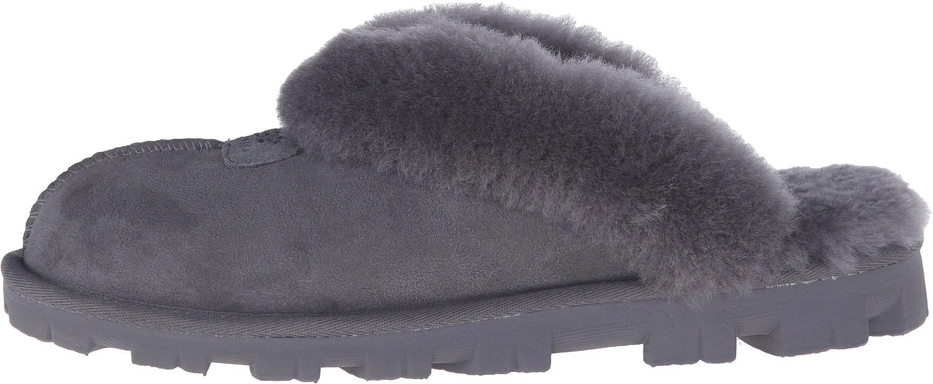 Women's Shoes UGG COQUETTE Sheepskin Slide Slippers 5125 GREY