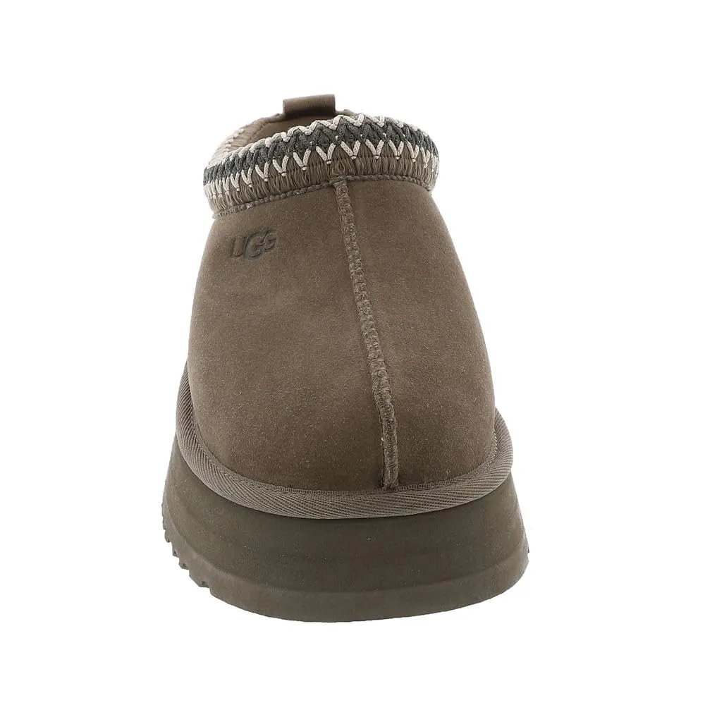 Women's Shoes UGG TAZZ Platform Suede Slippers 1122553 HICKORY